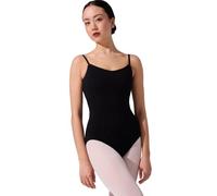 Capezio - Maillot de manga corta para mujer, CC101, Mujer, color negro, tamaño large