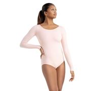Capezio - Maillot de manga larga para mujer, color azul marino, talla S