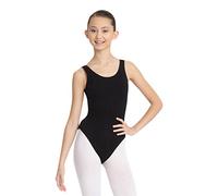 Capezio Maillot sin mangas para mujer, Negro, S