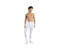 Capezio Mallas con pies para Hombre, Color Blanco teñible, XXL (Pack de 3) 126 cm