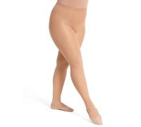 Capezio - Mallas de transición Ultra Suaves con Cintura de Punto automático para Mujer, Mujer, Color Toasted Almond, tamaño XX-Large