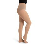 Capezio - Medias de pie Ultra Suaves para Mujer con Cintura autotejida, Talla pequeña-Mediana