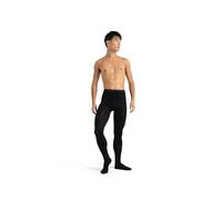 Capezio Medias para hombre con pie, Negro, XS
