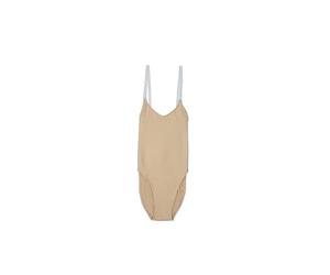 Capezio nude overs & unders dance body stocking leotard (adult med 8-10) by Capezio