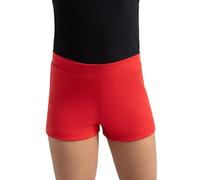Capezio Pantalón Corto para Mujer Tb113c Lowrise, Mujer, Pantalón Corto de Tiro bajo, TB113C-REDS, Rojo, S