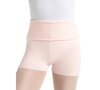 Capezio Pantalón Corto Plegable CK10950W para Mujer, Color Rosa, XL