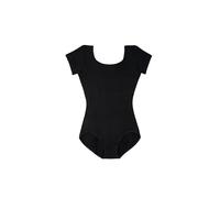 Capezio para mujer de manga corta Maillot - negro -