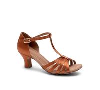 Capezio Sara 2" Ballroom Shoe, Cinnamon, 6.5 W