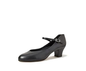 Capezio Señoras Estudiante pie luz carácter Zapato, Negro, 38.5 EU Ancho
