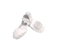 Capezio Stella Canvas - Zapatillas de Ballet (4,5 m), Color Blanco