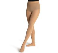 Capezio Studio Basics Footed Tight Mallas, 20 guaridas, Caramelo, L-XL (Pack de 3) para Mujer