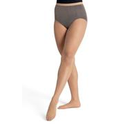 Capezio Studio Basics - Mallas sin costuras para mujer - Beige - S/M