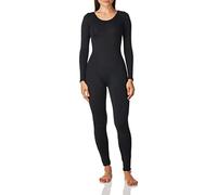 Capezio Unitard de manga larga para mujer, Negro, XL