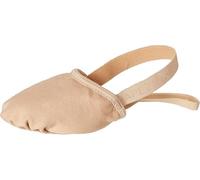 Capezio Women's Hanami Pirouette Ballet Flat - 4 Way Stretch Canvas, Plush Elastic for Secure Fit, Perfect for Dance Practice, Extra Small, Nude