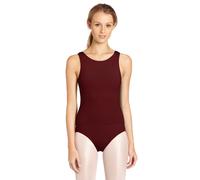 Capezio Women's High-Neck Tank Leotard, Burgundy, XL para Mujer