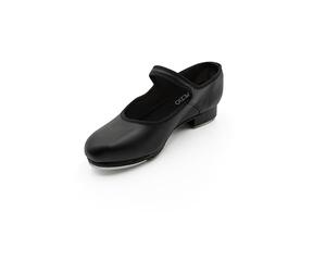 Capezio Women's Mary Jane 3800 Tap Dance Shoes - Round-Toe Design with Adjustable Buckle, Non-Slip Heel for Stability, Pre-Attached TeleTone Taps, 8M US, 38.5 EU, Black