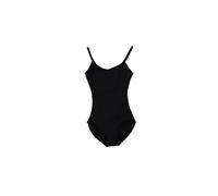 Capezio Women's Team Basic Camisole Leotard - Adjustable Straps for Custom Fit, Moderate V Front and Back, Full Lining for Comfort, Durable Double-Stitched Seams, Black, Extra Small