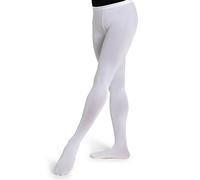 Capezio Women's Ultra Soft Transition Tight - Versatile Footed or Footless Design, Moisture Wicking, Seamless Comfort for Dancers and Active Wear, XX-Large, White