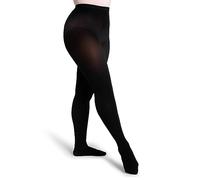 Capezio Women's Ultra Soft Transition Tight - Versatile Footed or Footless Design, Moisture Wicking, Seamless Comfort for Dancers and Active Wear, Large/Extra Large, Black