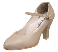 Capezio Zapatos de mujer 656 con diseño de personajes teatrales, beige (Bronceado), 37.5 EU