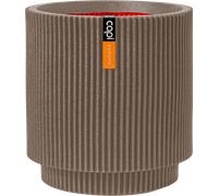 Capi Macetero Cylinder - Groove - 36x38 cm - topo