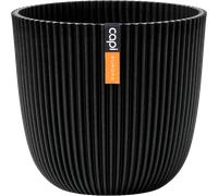 Capi Macetero Indoor Ball - Groove - 13x12 cm - negro