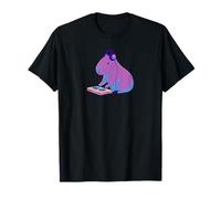 Capibara, Arte Neón Minimal, DJ Mix Djing Freestyle Camiseta