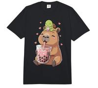 Capibara & Bubble Tea, para niñas, Tortuga Comfort Colors Adult Heavyweight T-Shirt