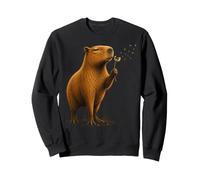 Capibara Deseo Diente De León Naturaleza Amante Vintage Arte Zoo Sudadera