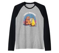Capibara Divertida del Bosque para los Amantes de los Vagabundos y capibaras Camiseta Manga Raglan