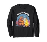 Capibara Divertida del Bosque para los Amantes de los Vagabundos y capibaras Manga Larga