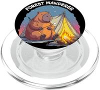 Capibara Divertida del Bosque para los Amantes de los Vagabundos y capibaras PopSockets PopGrip para MagSafe