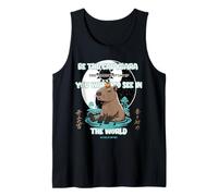 Capibara Divertido Cero por ciento motivado Lindo Animal Camiseta sin Mangas