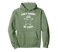 capibara divertido No te preocupes, sé cappy Sudadera con Capucha