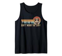Capibara Don't Worry Be Capy Lovers Vintage Sunset #25D4A Camiseta sin Mangas