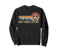 Capibara Don't Worry Be Capy Lovers Vintage Sunset #25D4A Sudadera