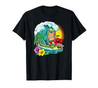 Capibara en piña flotador verano piscina frío dibujos animados Camiseta