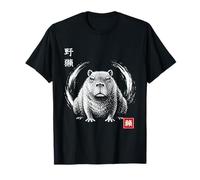 Capibara Enojada Círculo Zen japonés Camiseta