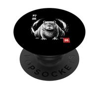 Capibara Enojada Círculo Zen japonés PopSockets PopGrip Adhesivo