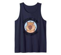 Capibara Es Mi Espíritu Animal Lindo Humor Camiseta sin Mangas