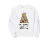 Capibara Meme Patrón Santo De No Mi Problema Sudadera