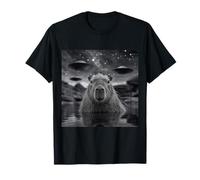 Capibara Selfie con ovnis extraños Camiseta