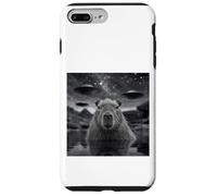 Capibara Selfie con ovnis extraños Carcasa para iPhone 7 Plus/8 Plus