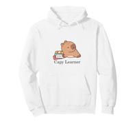 Capibara Tierna Leyendo Tranquila Sudadera con Capucha