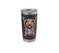 Capibaras divertidas en un portabebés. amante de los animales Vaso térmico de acero inoxidable de doble pared
