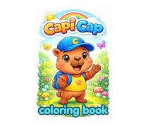 CapiCap, the Happiest Capybara Coloring Book: A Whimsical Coloring Journey with CapiCap, the Happiest Capybara, and his Magical Friends!