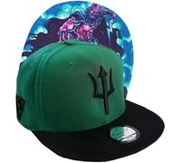 Capiche [99+ Designs] Sombrero Snapback Verde para Hombres, Zeus, Ropa de Trabajo Mitología Griega, Gorra Béisbol Dios Griego del Trueno, con Logo Tridente