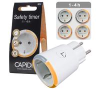 Capidi Countdown Timer 1-4h Enchufe Timer Steckdosentimer Interruptor de Tiempo