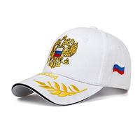 Capilla De Béisbol De Bandera Rusa, Sombrero De Insignia De Emblema De Águila Ajustable Escudo para Acampar Deportes De Senderismo