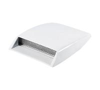 Capilla de la cubierta de la etiqueta engomada del respiradero del capo de ventilación del capo de la toma de aire del coche universal(blanco)